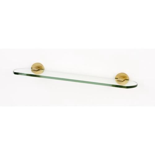 Alno - Contemporary I 18 Inch Glass Shelf W/Brackets