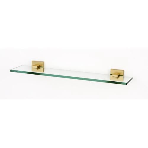 Alno - Contemporary II 18 Inch Glass Shelf W/Brackets