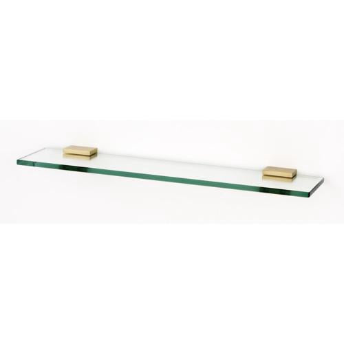 Alno - Contemporary II 24 Inch Glass Shelf W/Brackets