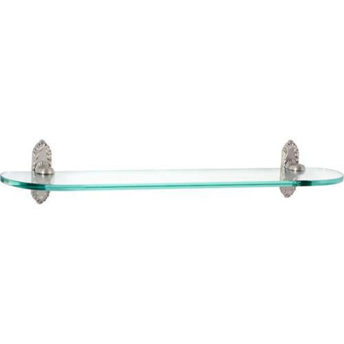 Alno - Ribbon & Reed 24 Inch Glass Shelf W/Brackets