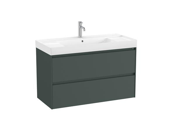 Roca Bath - Ona Two Drawers Wall-Hung Bathroom Vanity 40 x 18 Inch
