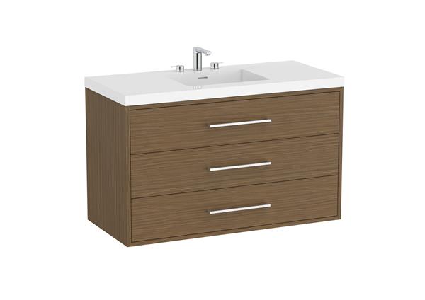 Roca Bath - Maris Freestanding/Wall-Hung Vanity Unit With Three Drawers