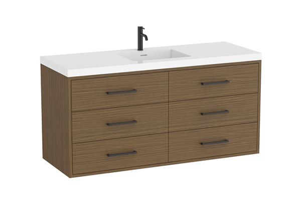 Roca Bath - Maris Freestanding/Wall-Hung Vanity Unit With Six Drawers