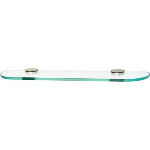 Alno - Euro 24 Inch Glass Shelf W/Brackets