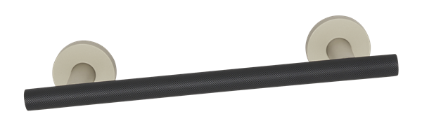 Alno - Vita Bella Towel Holder Knurled Bar 8 Inch