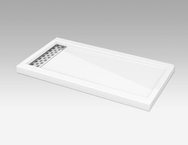 Fleurco - ABE Quad Shower Base With Side Linear Drain