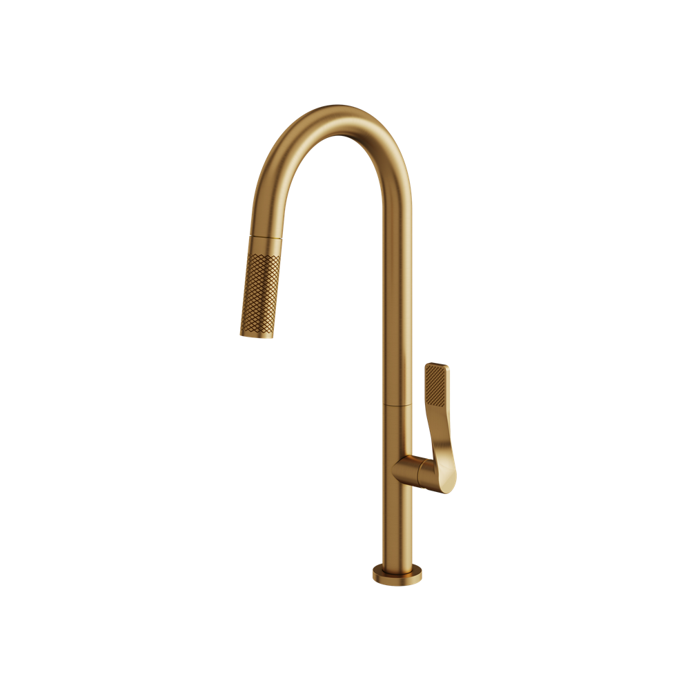 Aquabrass - Grill Pull-Down Spray Kitchen Faucet