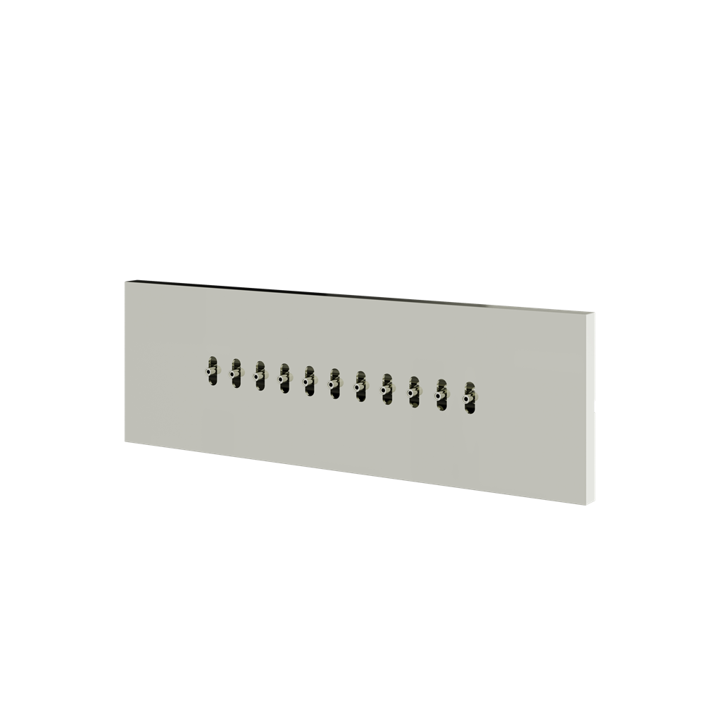 Aquabrass - Square Flush Mount Wavy Body Jet