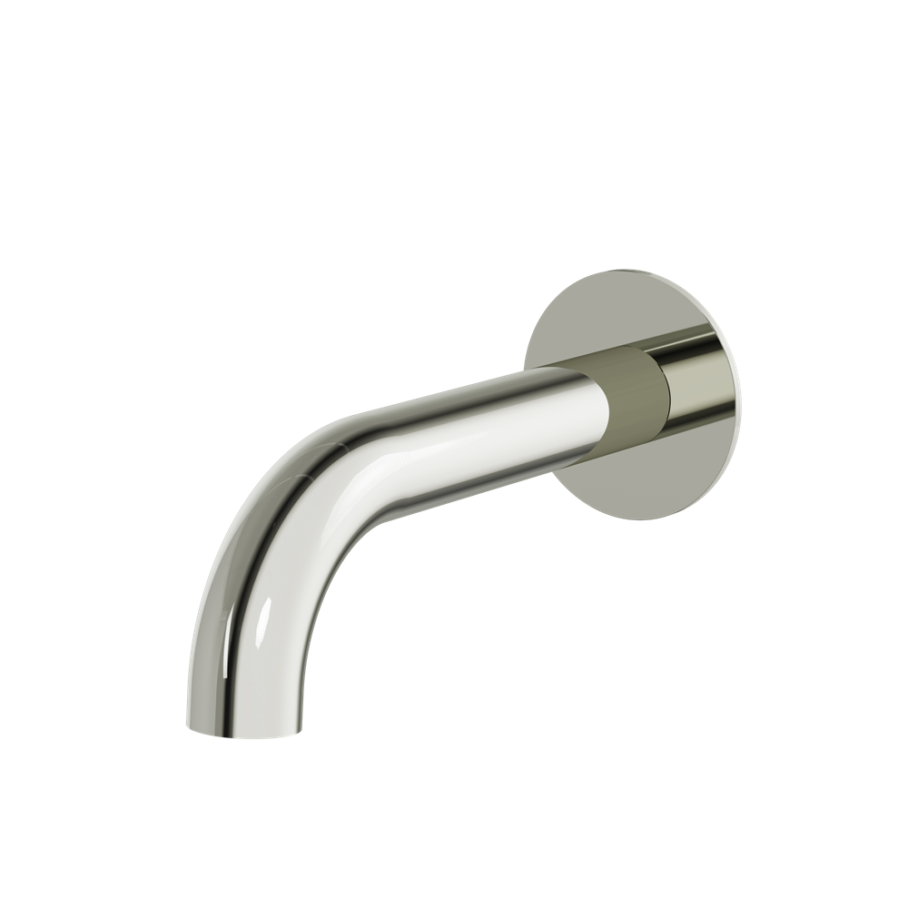 Aquabrass - Tubular Slip-Fit Spout & Round Flange 7 Inch Without Diverter