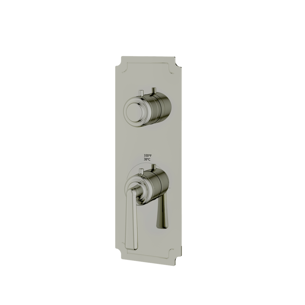 Aquabrass - Forum Round Trim Set with Diverter for Thermostatic Valve - 2-Way shared
