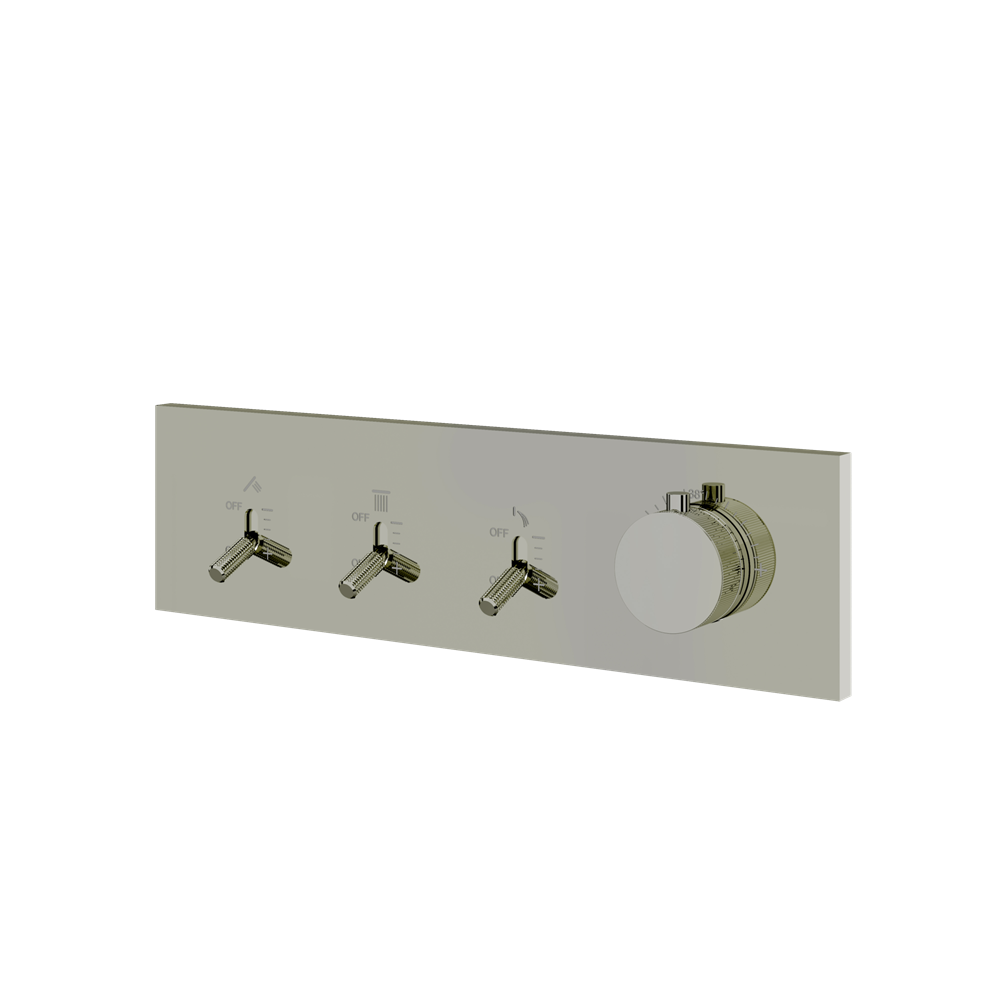Aquabrass - Dimmer 3 Way Shower Trim