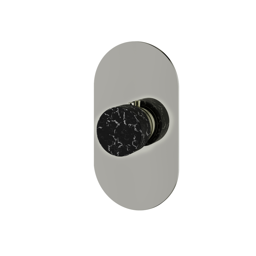 Aquabrass - Marmo Round Trim Set for Thermostatic Valve