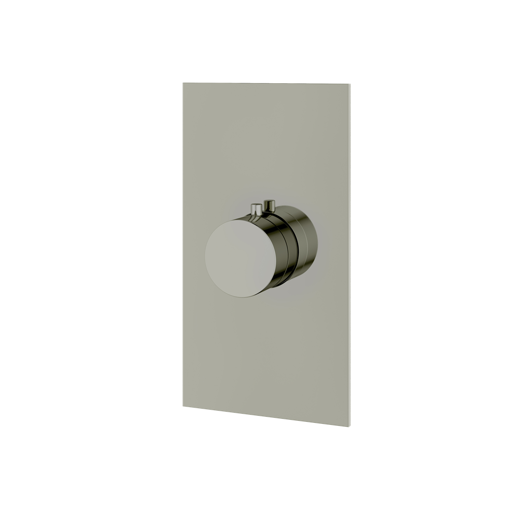 Aquabrass - Square/Round Trim set for thermostatic valve