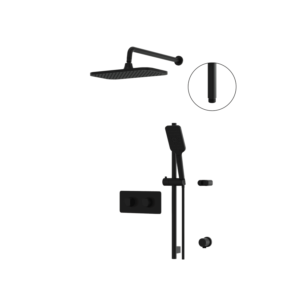Aquabrass - Inabox Shower Faucet - 2 Way Non Shared - CalGreen