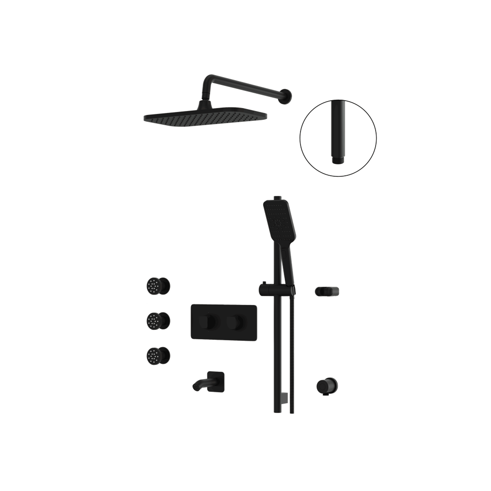 Aquabrass - Inabox Shower Faucet - 3 Way Non Shared - CalGreen
