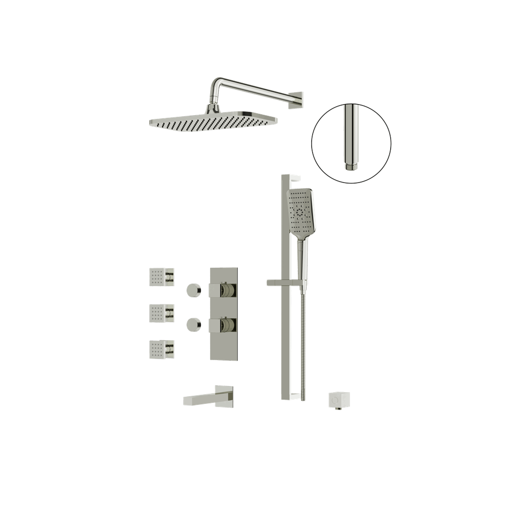 Aquabrass - Miamibox Shower Faucet-3 Way Non Shared - CalGreen