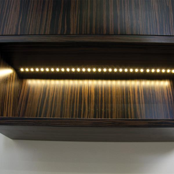 Lacava - Add-On Interior Led Lighting, Recessed Installation With Door Sensor Switch. Sold By Length.