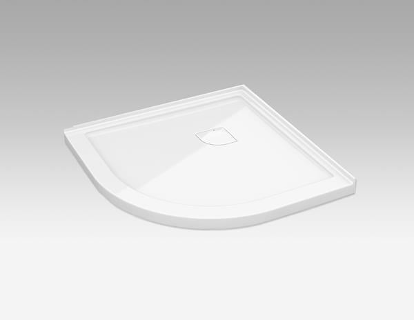 Fleurco - ALR Round Corner Shower Base Low-Profile