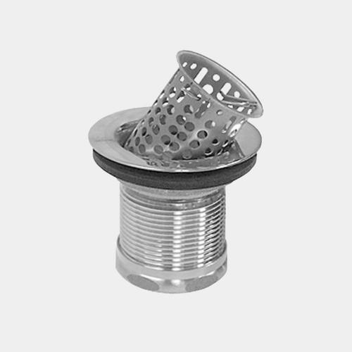 Sigma - Junior Strainer Basket 1-1/2 Inch Npt, Fits 2 Inch Sink Openings. Complete With Nuts And Washers