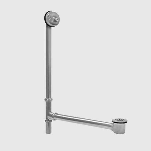 Sigma - Concealed Trip-Lever Waste & Overflow With Bathtub Drain & Strainer Makes Up To 22 InchX 25 Inch- 27 Inch Tall, Adjustable