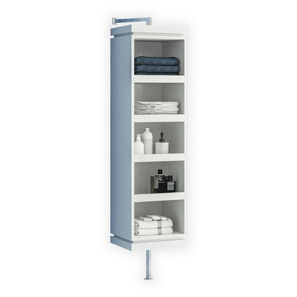 Lacava - Aquaquattro Wall-Mount Rotating Cabinet On Brushed Stainless Steel Supports