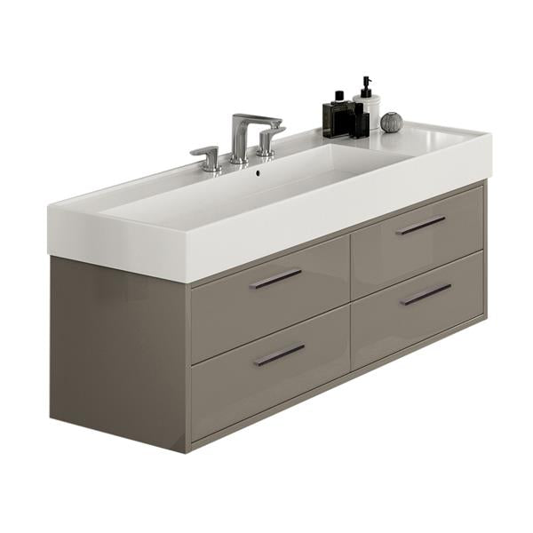 Lacava - Aquasei Wall-Mount Under-Counter Vanity