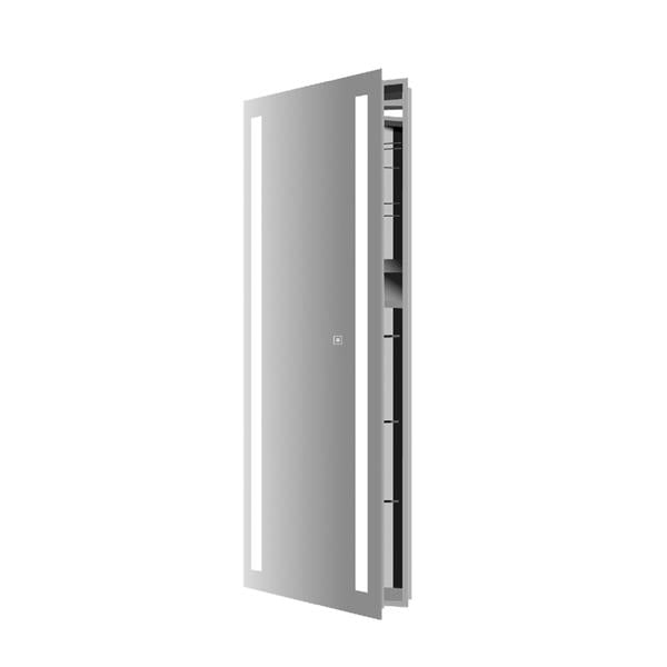 Electric Mirror - Ascension Lighted Wardrobe Cabinet 20 x 69 - Left Door Swing
