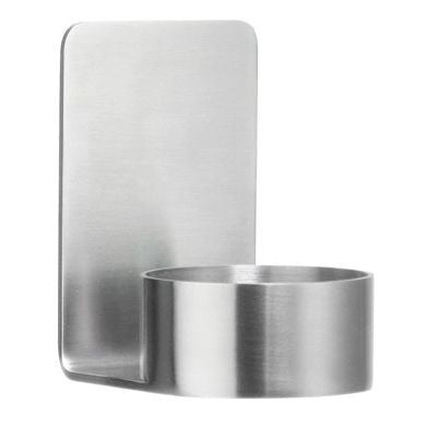 Beslagsboden - Tea Light Holder In Brushed Stainless Stel Self-Adhesive