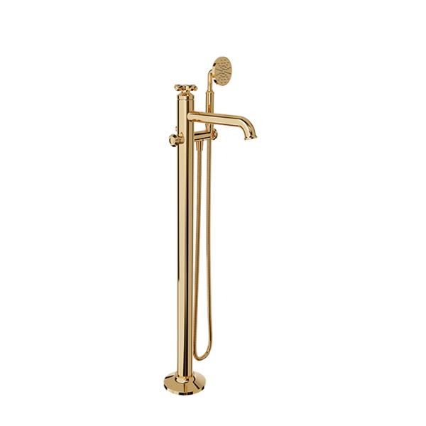 Baril - Beaumont B20 Floor-mounted tub filler with hand shower