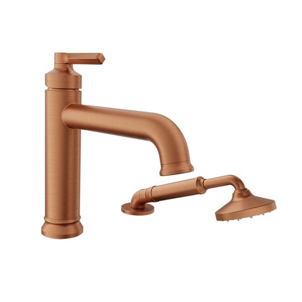 Baril - Beaumont B20 2-piece tub filler with hand shower