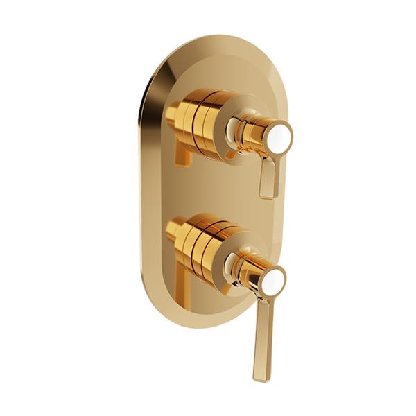 Baril - Beaumont B20 Complete thermostatic pressure balanced shower control valve with 2-way diverter