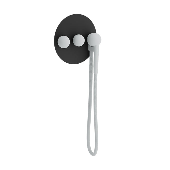 Baril - Marie B35 Trim for thermostatic valve with 2-way diverter (hand shower + tub spout or shower head)