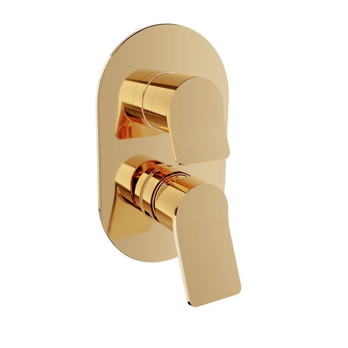 Baril - Profile B46 Trim only for pressure-balanced shower control valve with 2-way diverter