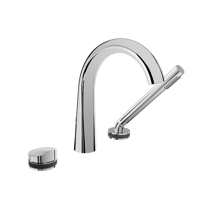 Baril - Flora B47 3-piece tub filler with hand shower