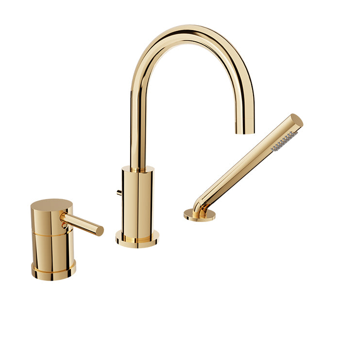 Baril - Zip B66 3-piece tub filler with hand shower