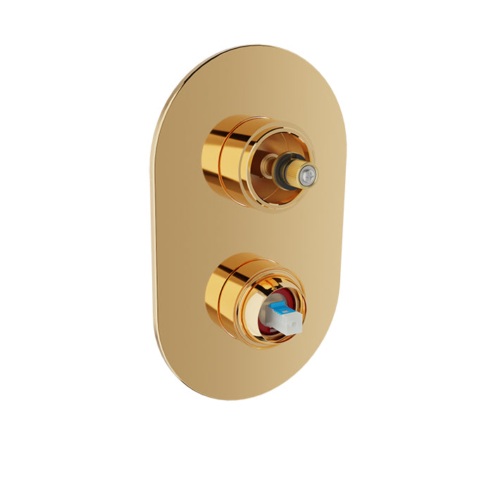Baril - Air B80 Trim only for pressure-balanced shower control valve with 2-way diverter (without handle)