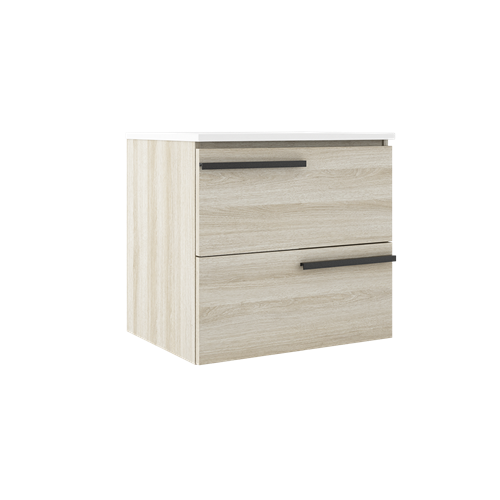 Ico - Accent 24 Inch Two Drawer Wall-Mounted Vanity