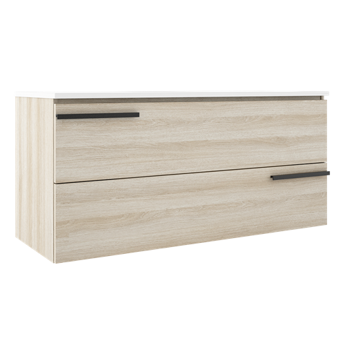 Ico - Accent 48 Inch Two Drawer Wall-Mounted Vanity