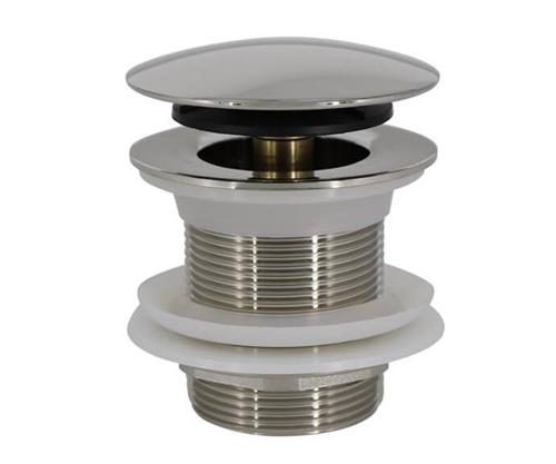 Mountain Plumbing - Dome Style EZ-Click™ Bath Tub Drain without Overflow (drain tube not included)