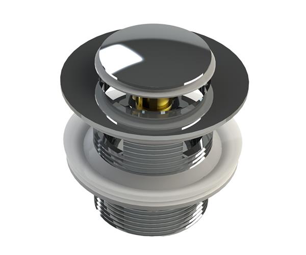 Mountain Plumbing - EZ-Click™ Bath Tub Drain with Overflow (drain tube not included)
