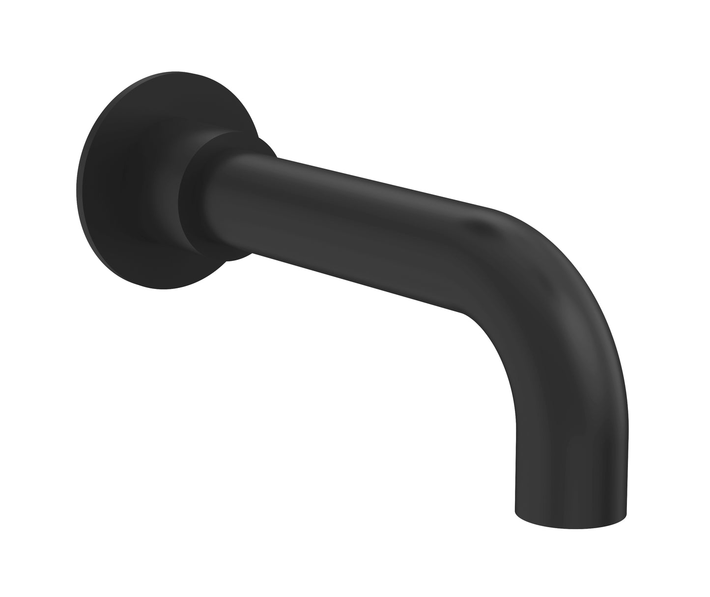 Baril - Round modern tub spout without diverter 1/2 Inch F