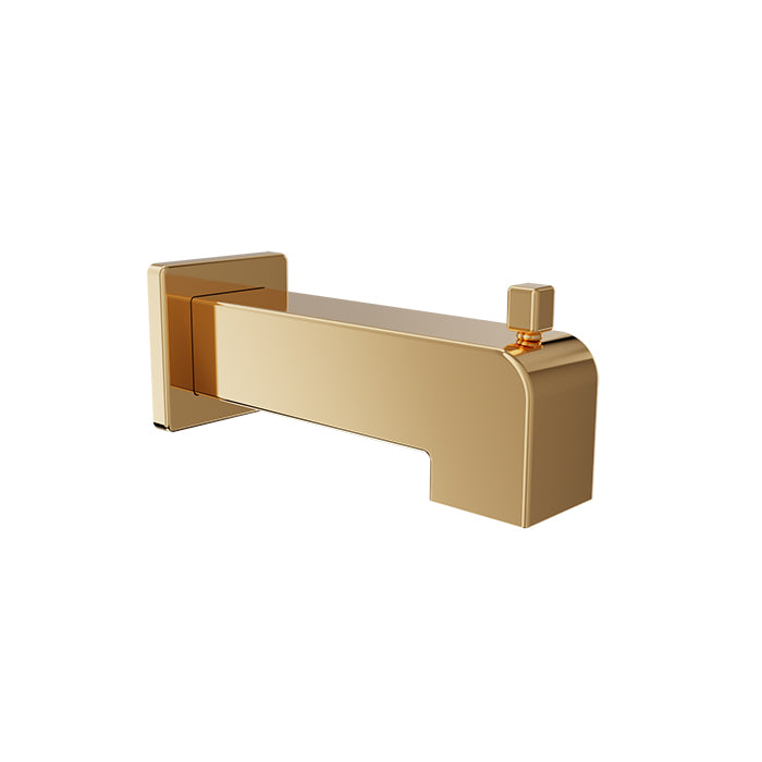 Baril - Square 7 Inch tub spout with diverter