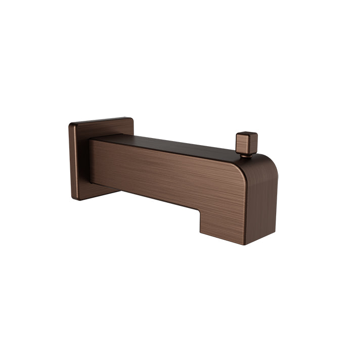 Baril - Square 7 Inch tub spout with diverter