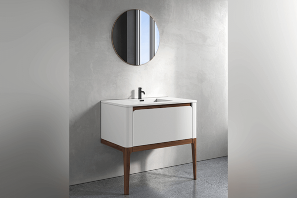 Wetstyle - Bauhaus Vanity 30 Inch Wall Mount With Legs