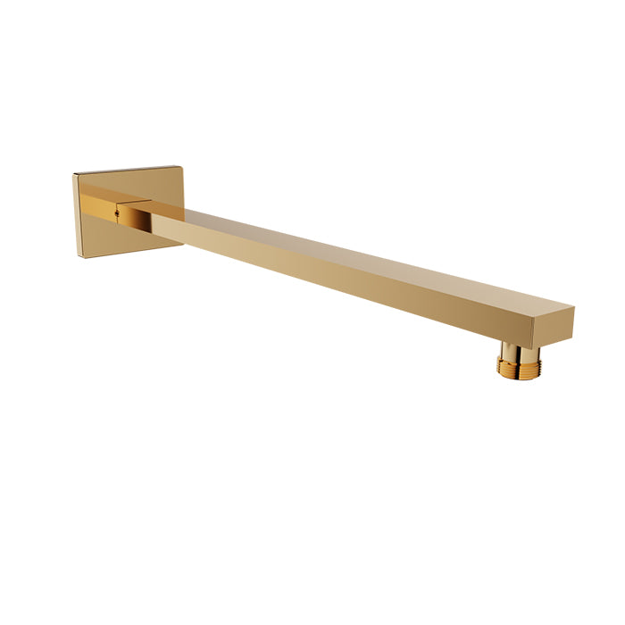Baril - 16 Inch rectangular wall-mounted shower arm