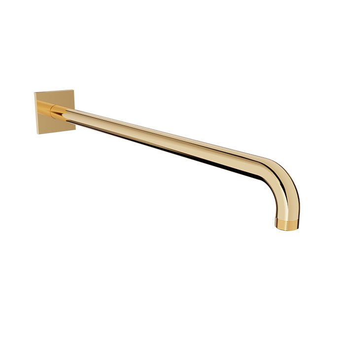 Baril - 18 Inch wall-mounted shower arm, square flange