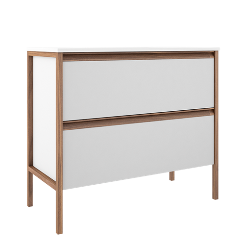 Ico - Tempo 36 Inch Two Drawer Freestanding Vanity