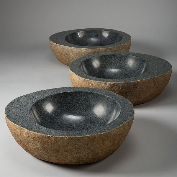 Stone Forest - Natural Vessel Sink - Granite Boulder