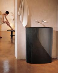 Stone Forest - Infinity Pedestal Sink - Black Granite