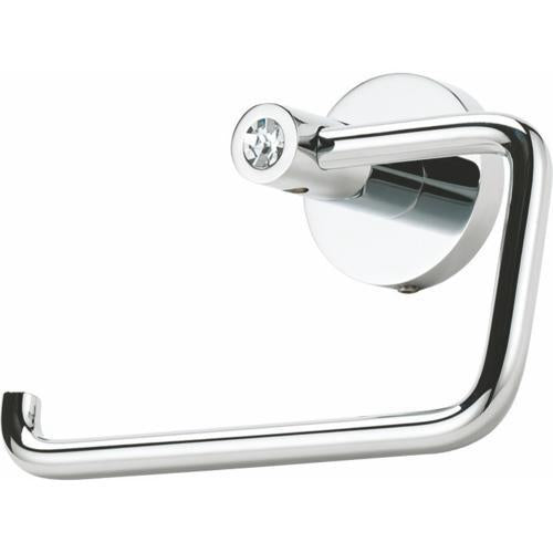 Alno - Contemporary I Crystal Crystal Single Post Tissue Holder